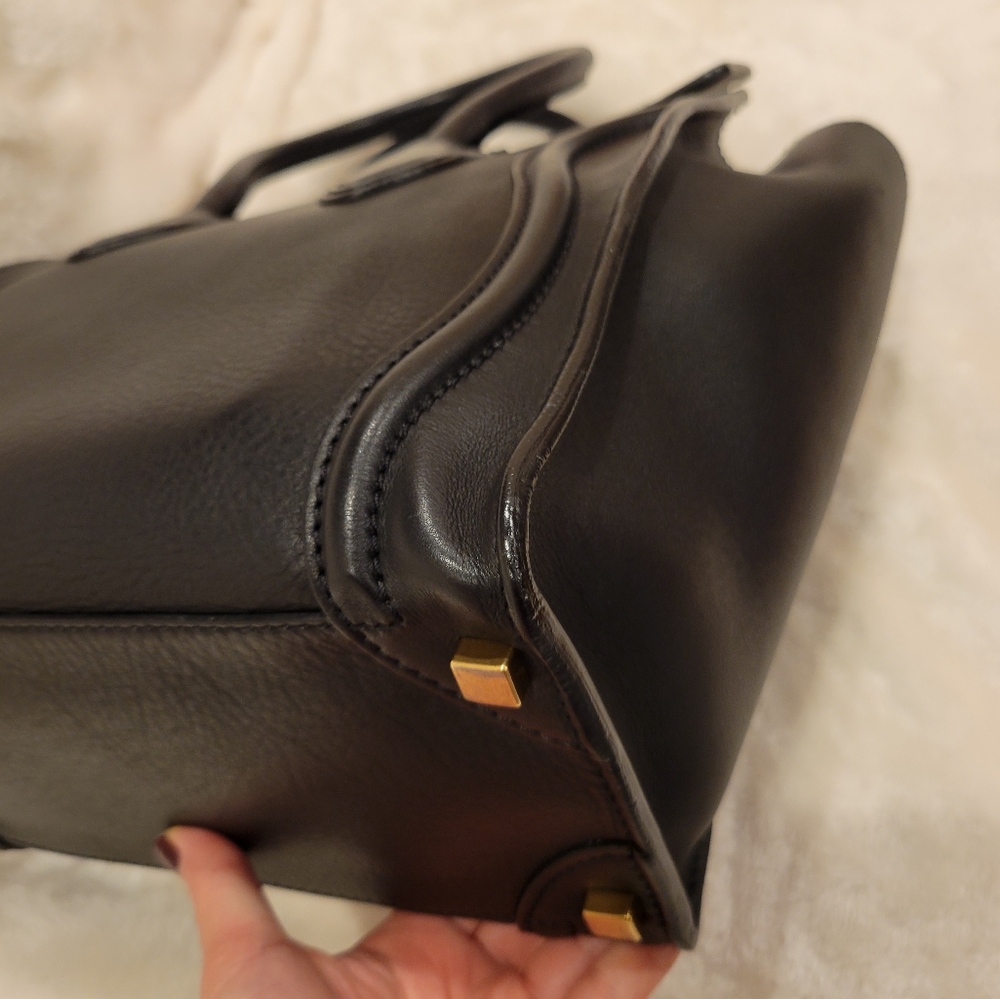 Celine Micro Luggage Tote Bag in black - Picture 9 of 16